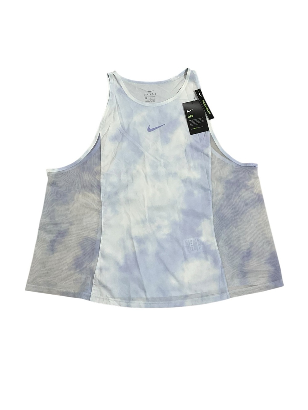 Nike Icon Clash City Sleek Running Tank XL Light Purple Tie Dye